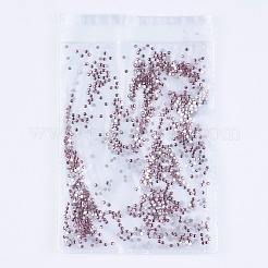 ガラスラインストーンフラットバックカボション  バックメッキ  多面カット  半円  ライトアメジスト  ss8  2.3~2.4x1mm  約1440個/袋&nbsp;RGLA-S002-08SS-12