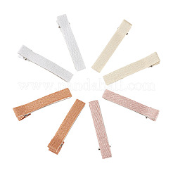 8Pcs 4 Colors Polyester Alligator Hair Clips&nbsp;PHAR-TADJ0001-02