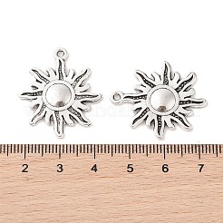 Tibetan Style Alloy Sun Pendants&nbsp;LS-TIBEP-S291-12-RS