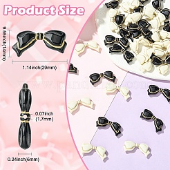 40Pcs 2 Colors Opaque Acrylic Beads&nbsp;SACR-CJ0001-91