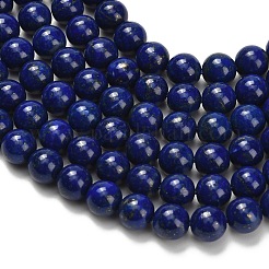 Natural Lapis Lazuli Beads Strands&nbsp;G-L642-B05-6mm