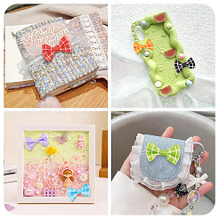 90Pcs 9 Colors Polyester Ornament Accesories&nbsp;DIY-TA0012-88