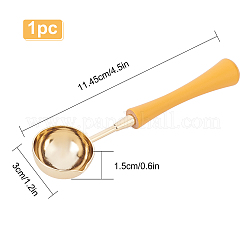 Brass Wax Sticks Melting Spoon&nbsp;AJEW-WH0168-95A