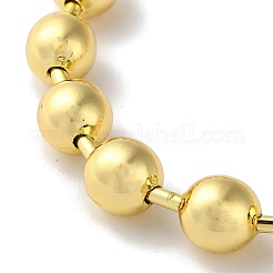Rack Plating Brass Ball Chain Necklaces for Women&nbsp;NJEW-G102-01E-G