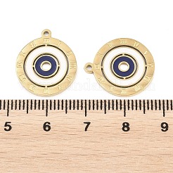 304 Stainless Steel Enamel Pendants&nbsp;STAS-P447-01B-G