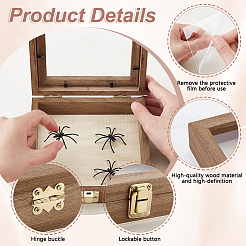 Wood Storage Display Cases&nbsp;CON-WH0001-65