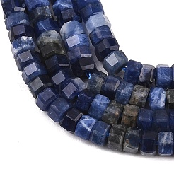 Natural Sodalite Beads Strands&nbsp;G-G345-C31-2x4mm