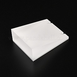 有機ガラスネックレスディスプレイスタンドセット  ホワイト  8.5~12x6x3cm&nbsp;NDIS-N017-02