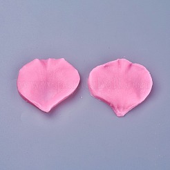 食品グレードのシリコンモールド  フォンダン型  DIYケーキデコレーション用  チョコレート  キャンディ  UVレジン＆エポキシ樹脂ジュエリー作り  バラの花びら  濃いピンク  69x63x15mm  2個/セット&nbsp;DIY-L019-007A