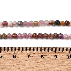 Natural Multicolor Tourmaline Beads Strands&nbsp;G-H336-A10-03