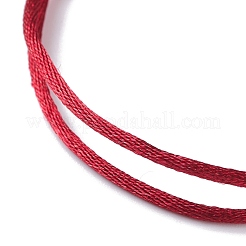 Simple Nylon Cord Bracelets Set&nbsp;BJEW-JB07376-02