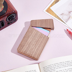 木製カードケース  バリーウッド  108x67x12.5mm  内径：6.5mm&nbsp;AJEW-WH0816-136