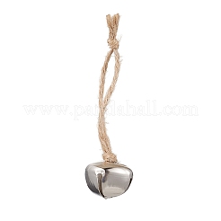 3Pcs 3 Colors Iron Bell Pendant Decoration&nbsp;HJEW-JM02250