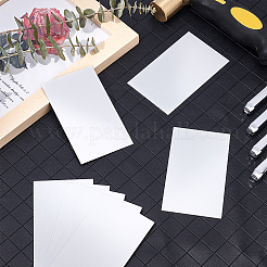 アルミシート  レーザー切断用  精密加工  金型製作  長方形  銀  10x6x0.1cm&nbsp;AJEW-PH0001-68A