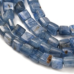 天然石カヤナイトビーズ連売り  正方形  5.5~6.5x6.5x2.5mm  穴：0.7mm  約67個/連  15.94''（40.5センチメートル）&nbsp;G-H335-L01-6mm