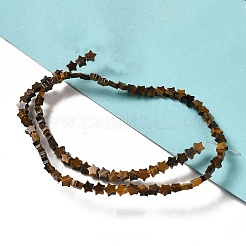 Natural Tiger Eye Beads Strands&nbsp;G-G085-B03-01