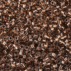 MIYUKIデリカビーズ  シリンダー  日本製シードビーズ  11/0  （db0037)銅張りクリスタル  1.3x1.6mm  穴：0.8mm  約2000個/10g&nbsp;X-SEED-J020-DB0037