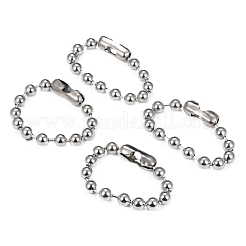 Tarnish Resistant 304 Stainless Steel Ball Chain Bracelets&nbsp;X-BJEW-G618-03P