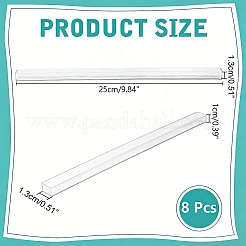 Acrylic Mahjong Ruler&nbsp;OFST-WH0004-110