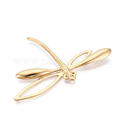 304 Stainless Steel Dragonfly Pendant Cabochon Settings&nbsp;STAS-T069-24G