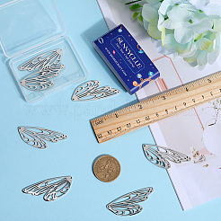 10Pcs 201 Stainless Steel Pendants&nbsp;STAS-SC0006-47