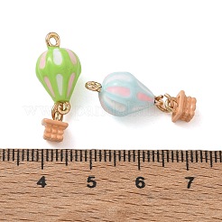 Alloy Enamel Pendants&nbsp;AL-CBA55D2-01G