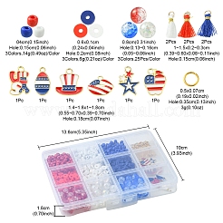 DIY Independence Day Jewelry Making Finding Kit&nbsp;DIY-YW0006-85