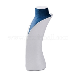 Bust Shaped PU Leather Jewelry Display Stands for Necklaces&nbsp;AJEW-A068-03B