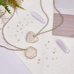 1040Pcs 26 Style Brass Cabochons&nbsp;MRMJ-OC0002-99
