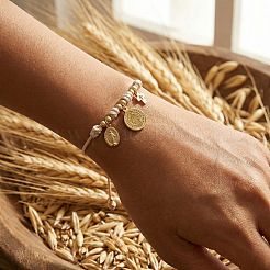 Adjustable Copper Rope Link Charm Bracelet&nbsp;ZH0707