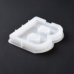 Letter-shaped Food Grade Money Box Silicone Molds&nbsp;DIY-D072-01GP-02