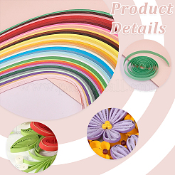 Flower/Bird Pattern Cardboard DIY Paper Quilling Tools Drawings Sample Cards&nbsp;DIY-GA0006-36