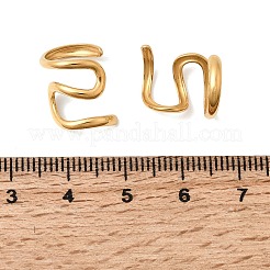 304 Stainless Steel Cuff Earrings&nbsp;EJEW-L313-01G