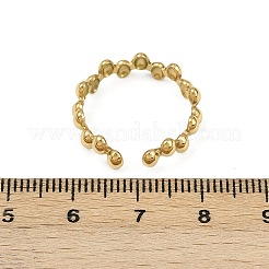 304ステンレススチールカフリング  イオンプレーティング（ip）  ゴールドカラー  5mm&nbsp;RJEW-H254-02G
