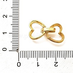 925 Sterling Silver Fold Over Clasps&nbsp;STER-B006-04G