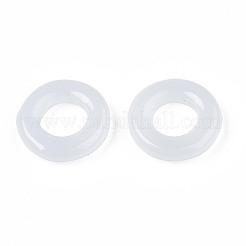 Imitation Jade Glass Linking Rings&nbsp;GLAA-S054-35B-A02