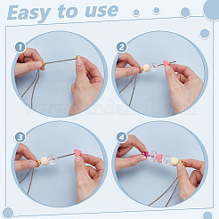 DIY Beadable Pendant Necklace Making Kits&nbsp;DIY-UN0008-55G