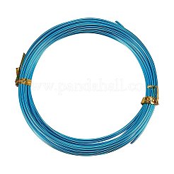 丸アルミ線  ミックスカラー  15ゲージ  1.5mm  約19.68フィート（6m）/ロール  10ロール/箱。&nbsp;AW-PH0001-1.5mm-02