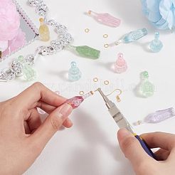 70Pcs 12 Styles Dummy Bottle Transparent Resin Cabochon&nbsp;RESI-OC0001-48