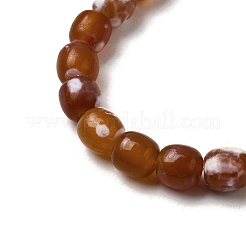 Dyed & Heated Natural Fire Crackle Agate Beads Strands&nbsp;G-NH0067-A02