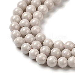 Cubic Zirconia Imitation Pearl Bead Strands&nbsp;ZIRC-P109-03B-01