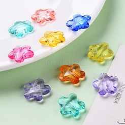 Transparent Acrylic Beads&nbsp;X-TACR-S154-32B