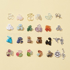 DIY Gemstone Bracelet Necklace Making Kit&nbsp;DIY-FS0002-93