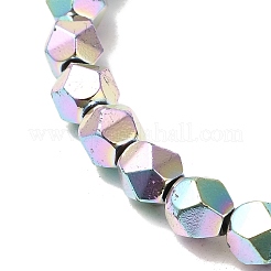 Baking Paint Synthetic Non-Magnetic Hematite Beads Strands&nbsp;G-I364-P01-02