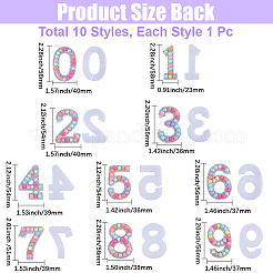 1 Set Macaron Series Fabric Cloth Patches&nbsp;SENE-GF0001-01