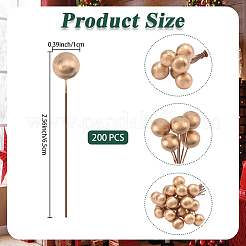 200Pcs Plastic Simulated Berries&nbsp;AJEW-CP0009-92A