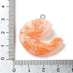 Shrimp Resin Imitation Food Pendants&nbsp;LS-RESI-R442-01