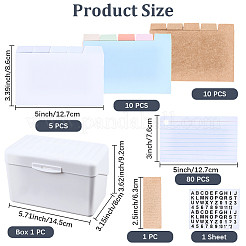 Index Card Box Set&nbsp;AJEW-CP0008-91A