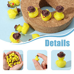 150Pcs Resin Duck Sculpture Display Decorations&nbsp;DJEW-CA0001-51