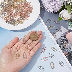 150Pcs 3 Colors Carbon Steel Paper Clips&nbsp;FIND-CP0001-50A